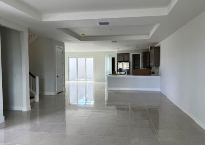 Pigeon Plum Townhome Living Room, Dining Room to Kitchen